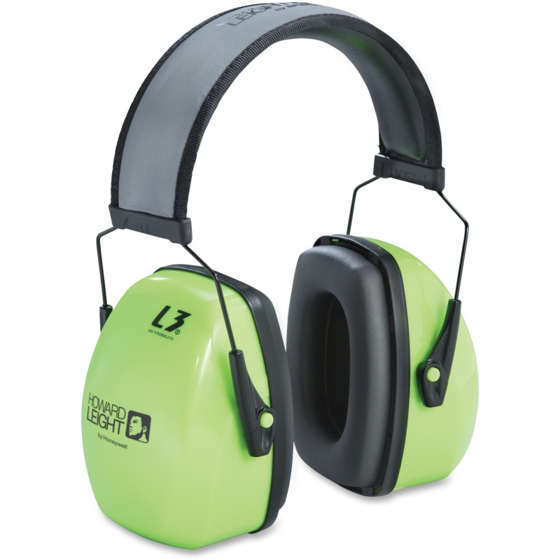 Howard Leight Hi-Visibility Headband Earmuffs 1013941 HOW1013941 L3HV