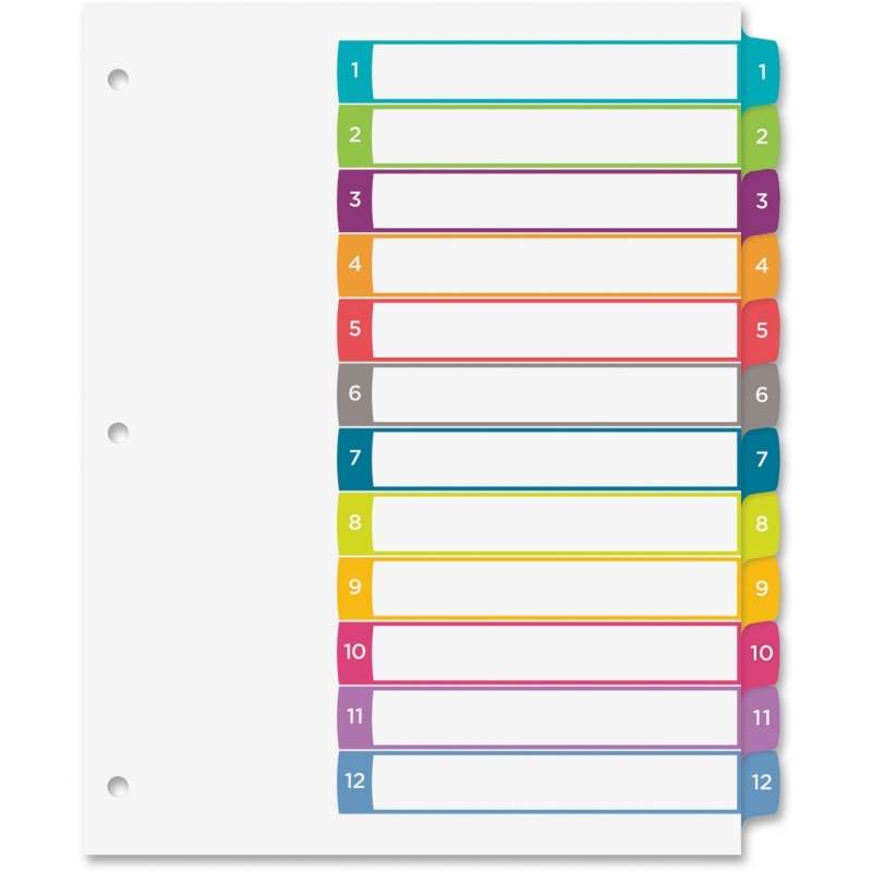 Avery Ready Index Table of Contents Dividers 11843 AVE11843