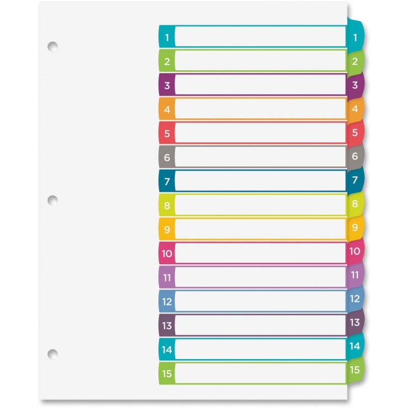 Avery Ready Index Table of Contents Dividers 11845 AVE11845
