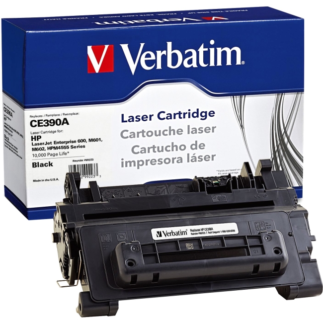 Verbatim HP CE390A Remanufactured Laser Toner Cartridge 99223