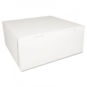 SCT Bakery Boxes, White, Paperboard,14 x 14 x 6, 50/Carton SCH0993 SCH 0993