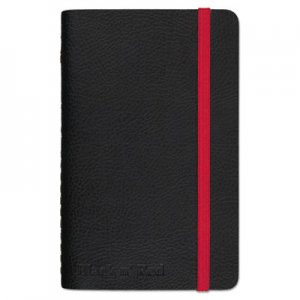 Black n' Red Soft Cover Notebook, Legal Rule, Black Cover, 5 1/2 x 3 1/2, 71 Sheets/Pad
