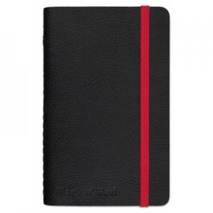 Black n' Red Soft Cover Notebook, Legal Rule, Black Cover, 5 1/2 x 3 1/2, 71 Sheets/Pad