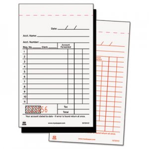 Royal Sales Receipt Book, Carbon Duplicate, 3 2/5 x 5 3/5, 50/Book, 100 Books/Carton RPPGC12A2 RPP