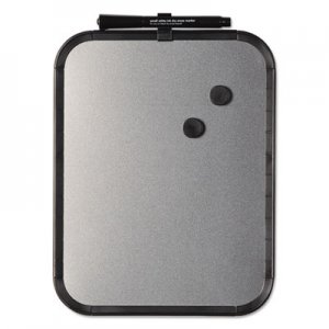 MasterVision Magnetic Dry Erase Board, 11 x 14, Black Plastic Frame BVCCLK020402 CLK020408