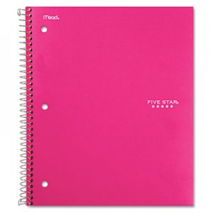 Five Star Wirebound Trend Notebook, 1 Subject, Legal Rule, 3 Hole, 10 1/2 x 8, 100 Sht, PK MEA73477