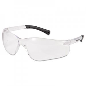 MCR Safety BearKat Safety Glasses, Frost Frame, Clear Lens CRWBK110AFBX BK110AF