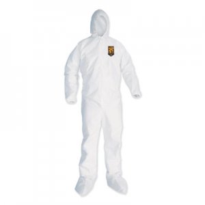 KleenGuard A35 Coveralls, Hooded, 2X-Large, White, 25/Carton KCC38941 38941