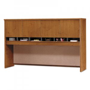 Bush Series C Collection 4 Door 72W Hutch, Box 1 of 2, Natural Cherry BSHWC72477A1 WC72477A1