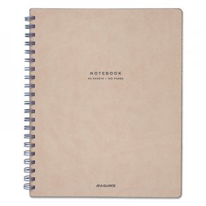 At-A-Glance Collection Twinwire Notebook, Legal, 11 x 8 3/4, Tan/Navy Blue, 80 Sheets MEAYP14307 YP14307