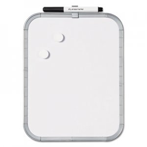 MasterVision Magnetic Dry Erase Board, 11 x 14, White Plastic Frame BVCCLK020303 CLK030203