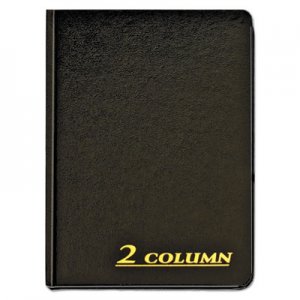 Adams Account Book, 2 Column, Black Cover, 80 Pages, 7 x 9 1/4 ABFARB8002M ARB8002M