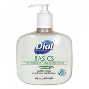 Dial Professional Basics Liquid Hand Soap, Fresh Floral, 16 oz Pump Bottle DIA06044EA 1700006044
