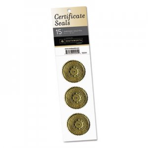 Southworth Gold Certificate Seals, "Achievement", 1 3/4" dia, Gold, 15/Pack SOU99294 99294