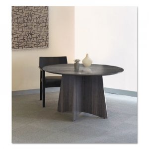 Safco Mayline Medina Laminate Series Round Conference Table Top, 48 dia., Gray Steel MLNMNCR48LGS MNCR48LGS