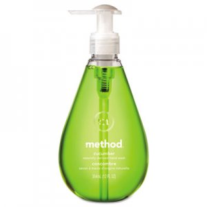 Method Gel Hand Wash, Cucumber, 12 oz Pump Bottle, 6/Carton MTH00029CT MTH00029