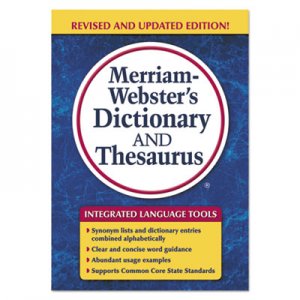 Merriam Webster Merriam-Webster's Dictionary and Thesaurus, 992 Pages MER7326 MER732-6