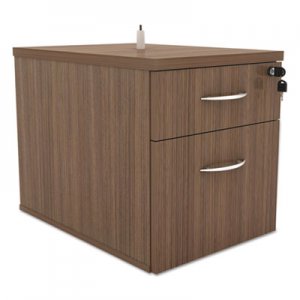 Alera Sedina Series Hanging Box/File Pedestal, 15 3/8w x 22d x 19h Modern Walnut ALESE551622WA