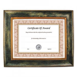 NuDell Executive Series Document and Photo Frame, 8 1/2 x 11, Brown Frame NUD15159 15159