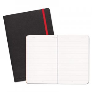 Black n' Red Soft Cover Notebook, Legal Rule, Black Cover, 8 1/4 x 5 3/4, 71 Sheets/Pad