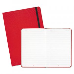 Black n' Red Casebound Hardcover Notebook, Legal Rule, Red Cover, 8 1/4 x 5 3/4, 71 Sheets/Pd