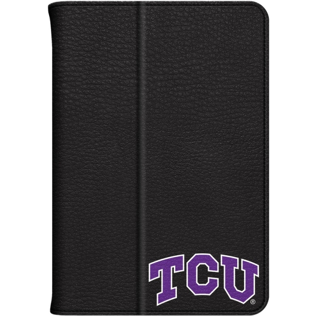 OTM Texas Christian University Black Leather Printed iPad Folio, Classic IPADMLC-TCU