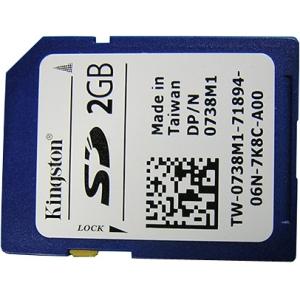 Dell 2 GB SD Card for Select Dell PowerEdge Servers M420/ R520/ R910/ T260 342-1628