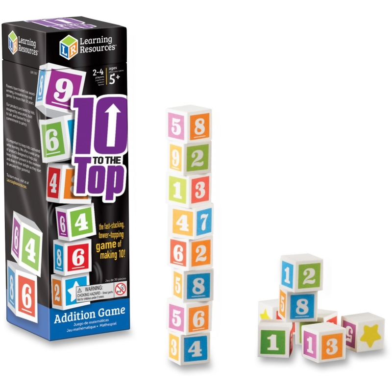 Learning Resources 10 To The Top Addition Game 1767 LRN1767