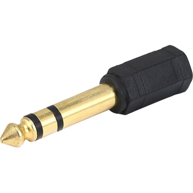 QVS 3.5mm Female to 1/4 Male Audio Stereo Adaptor CC399PS-FM