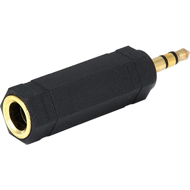 QVS 3.5mm Male to 1/4 Female Audio Stereo Adaptor CC399PS-MF