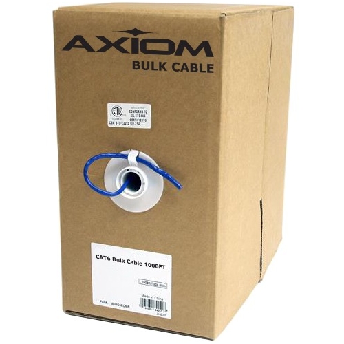 Axiom CAT5e Bulk Cable Spool 1000FT (Black) C5EBCS-K1000-AX