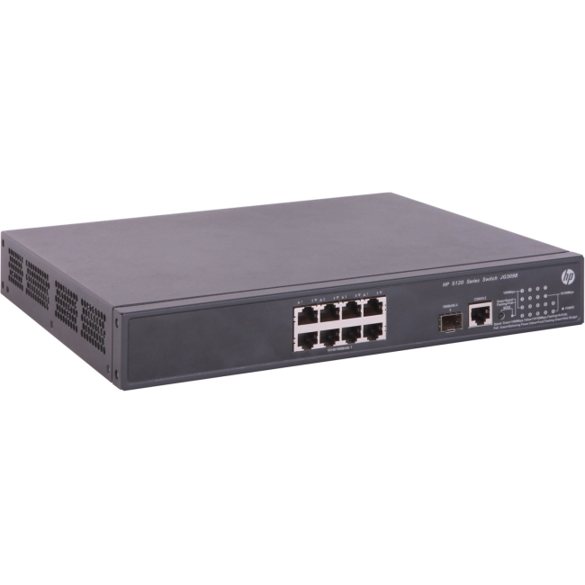 HP Switch JG309B#ABA 5120 8G PoE+ (180W) SI