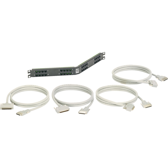 Panduit RJ45-VHD68 SCSI Angled Patch Panel Kit TPK2A32R88S68