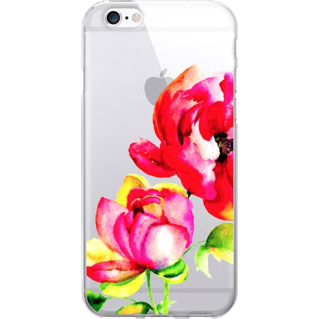 OTM Floral Prints Clear Phone Case, Brilliant Bloom IP6V1CLR-FLR-04