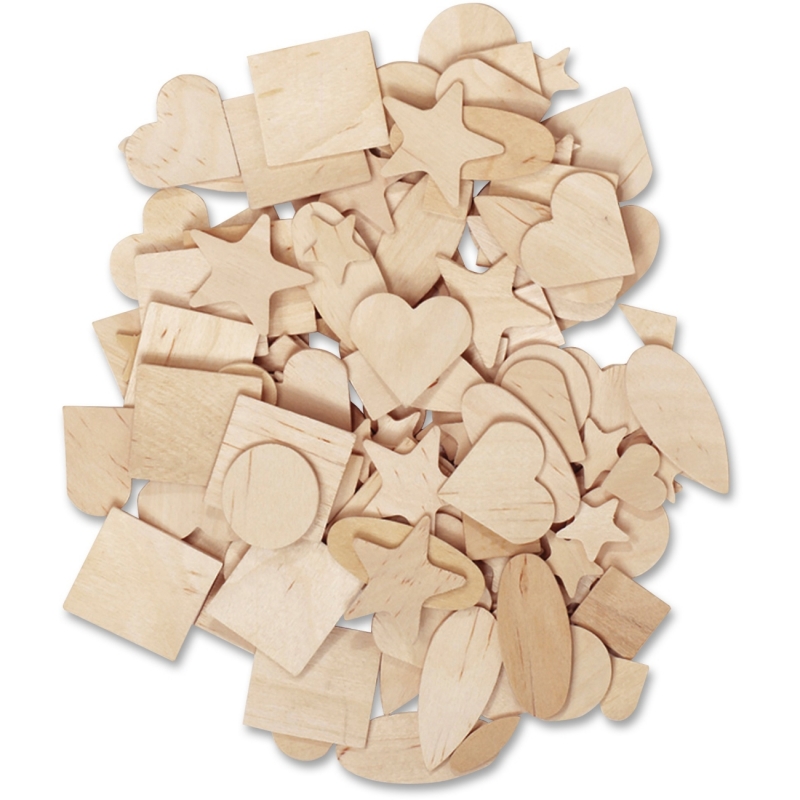 ChenilleKraft Natural Wooden Shapes 369901 CKC369901