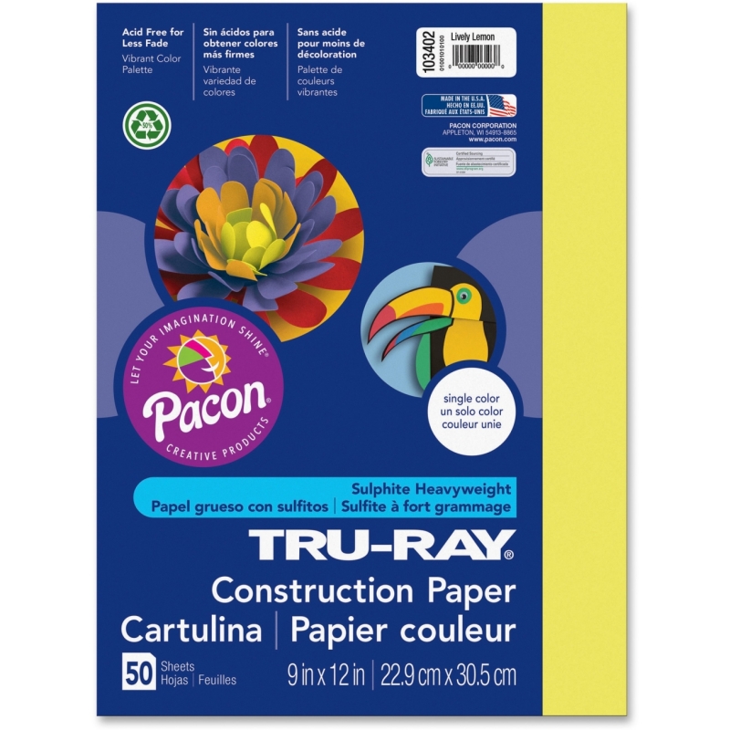 Tru-Ray Heavyweight Construction Paper 103402 PAC103402