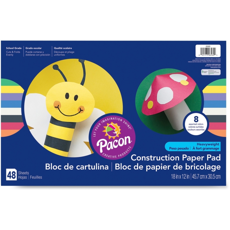 Pacon Heavyweight Construction Paper Pad 6560 PAC6560