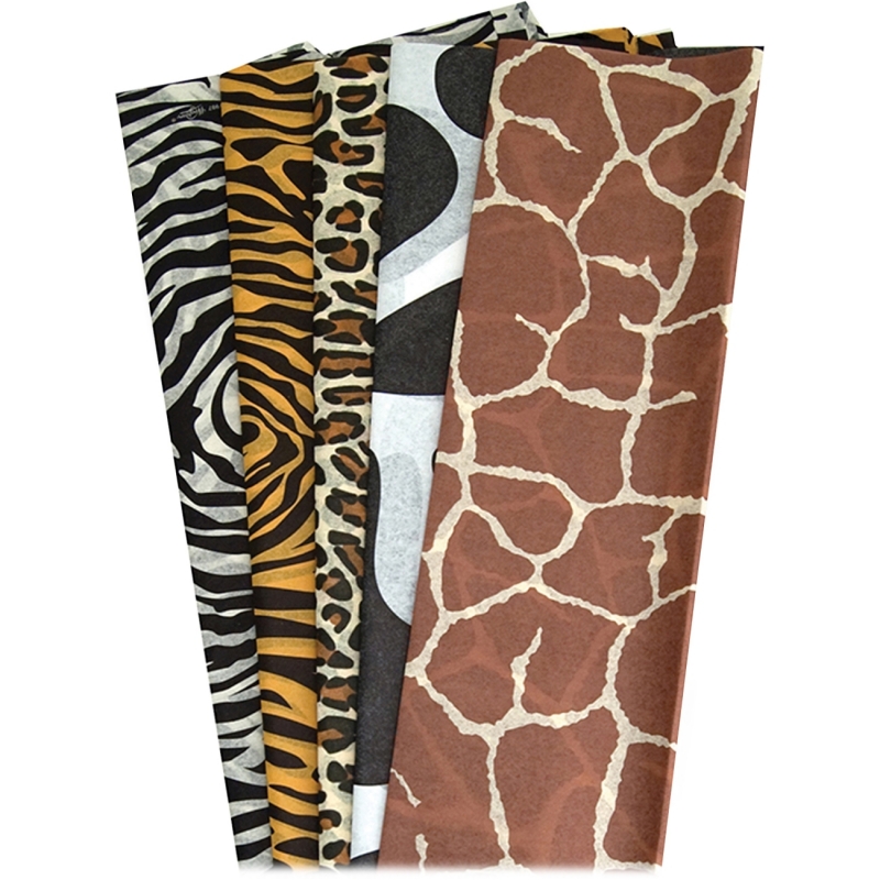 Hygloss Animal Print Designer Tissue Paper 88209 HYX88209