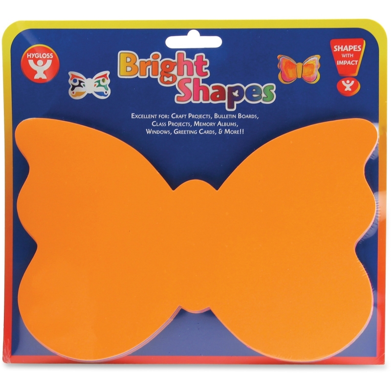 Hygloss Bright Color Butterfly Shapes 68002 HYX68002