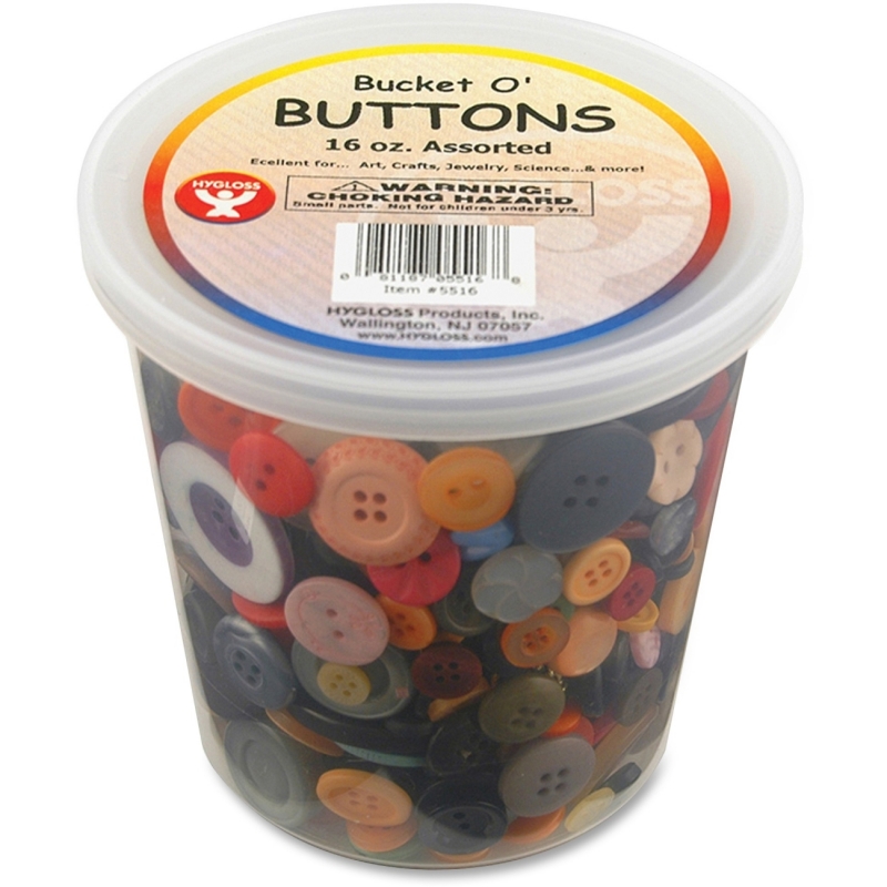 Hygloss Bucket 'O Buttons 5516 HYX5516
