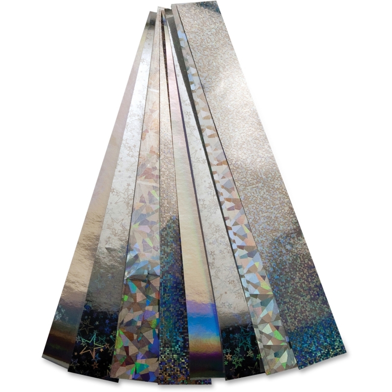 Hygloss Non-gummed Holographic Chain Strips 17013 HYX17013