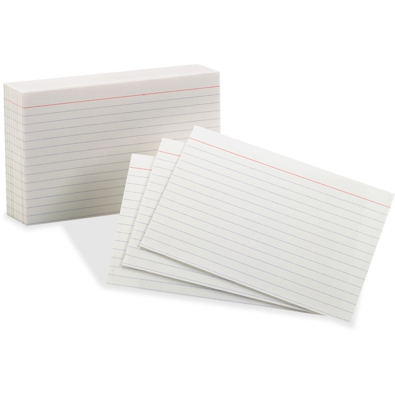 Oxford Front/Back Ruled Index Cards 63525 OXF63525