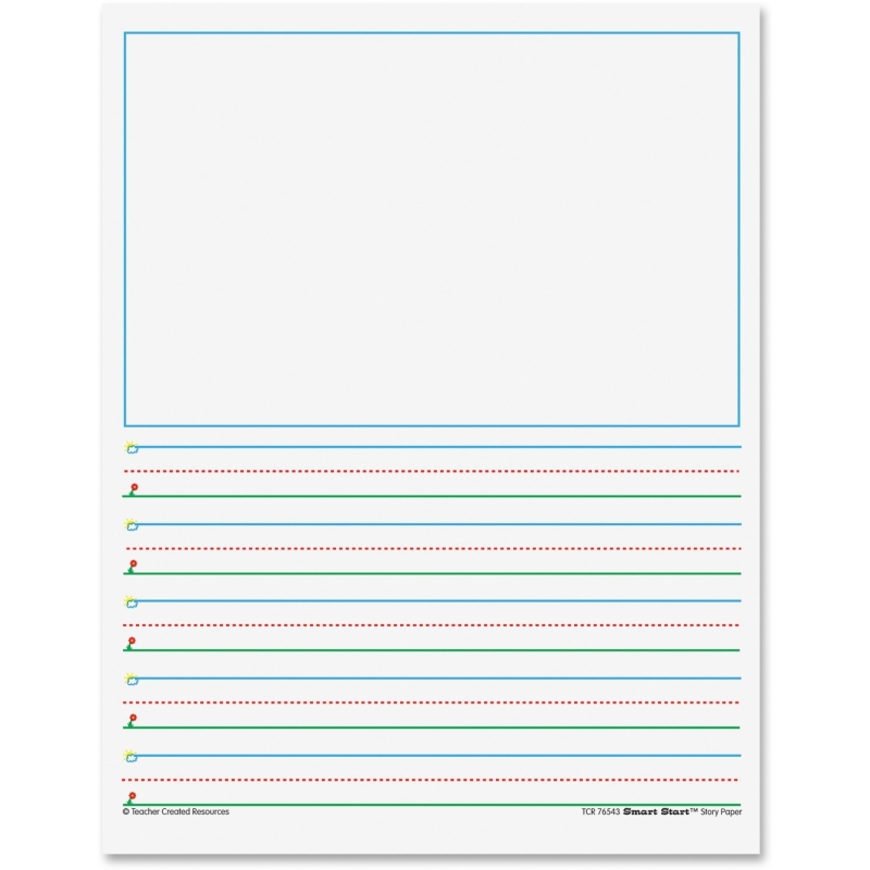 Teacher Created Resources K-1 5/8" Space Writing Paper 76543 TCR76543