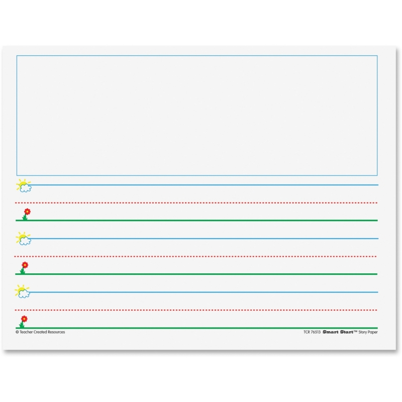Teacher Created Resources Smart Start K-2 Writing Paper 76513 TCR76513