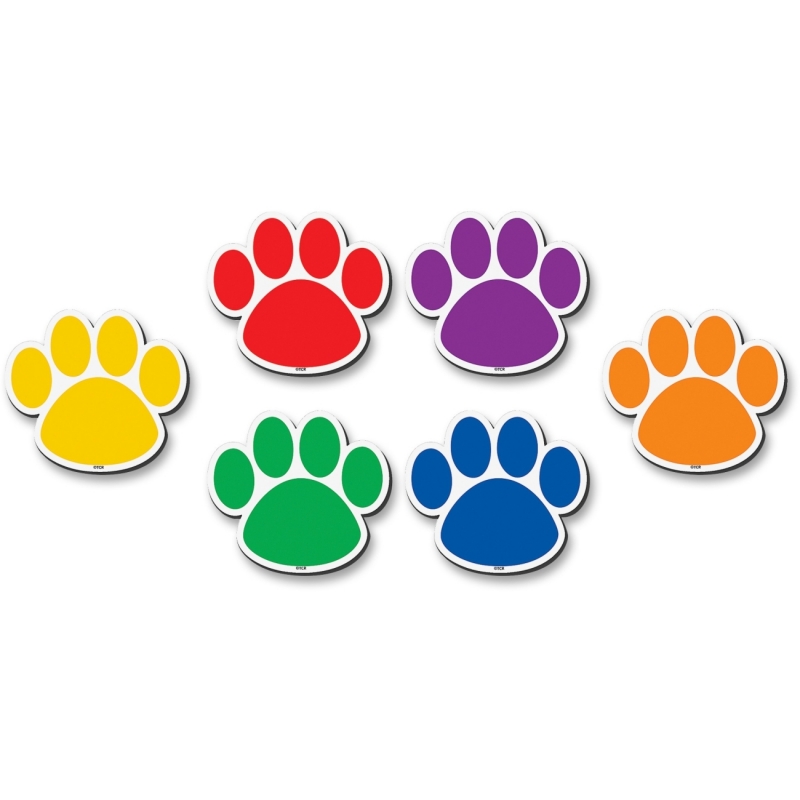 Teacher Created Resources Paw Prints Magnetic Accents 77207 TCR77207