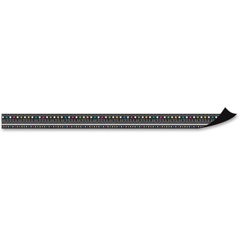 Teacher Created Resources Chalkboard Brights Magnet Border 77132 TCR77132
