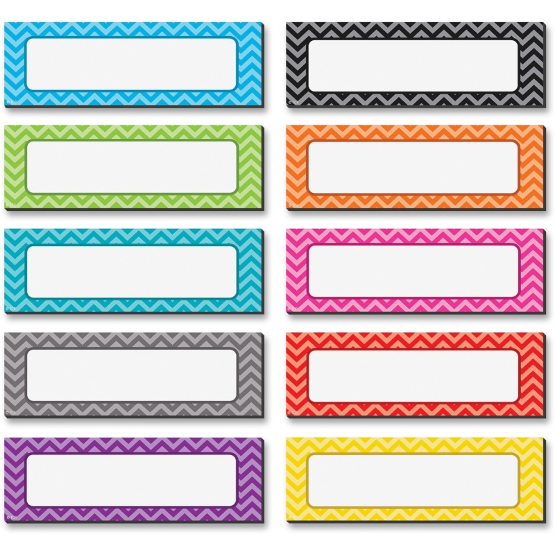 Teacher Created Resources Chevron Labels Magnet Accents 77204 TCR77204