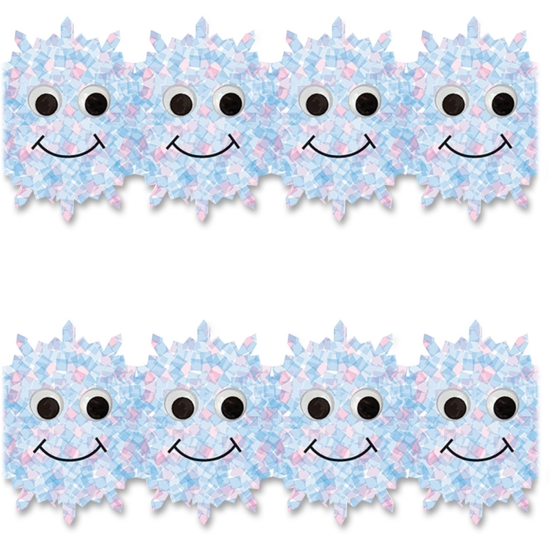 Hygloss Happy Snowflakes Border Strips 33637 HYX33637