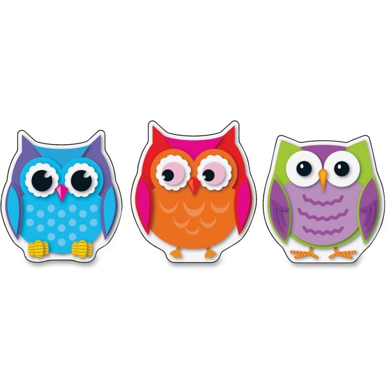 Carson-Dellosa Colorful Owls Cut-Outs 120107 CDP120107