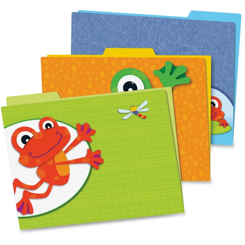 Carson-Dellosa FUNky Frogs File Folders Set 136008 CDP136008